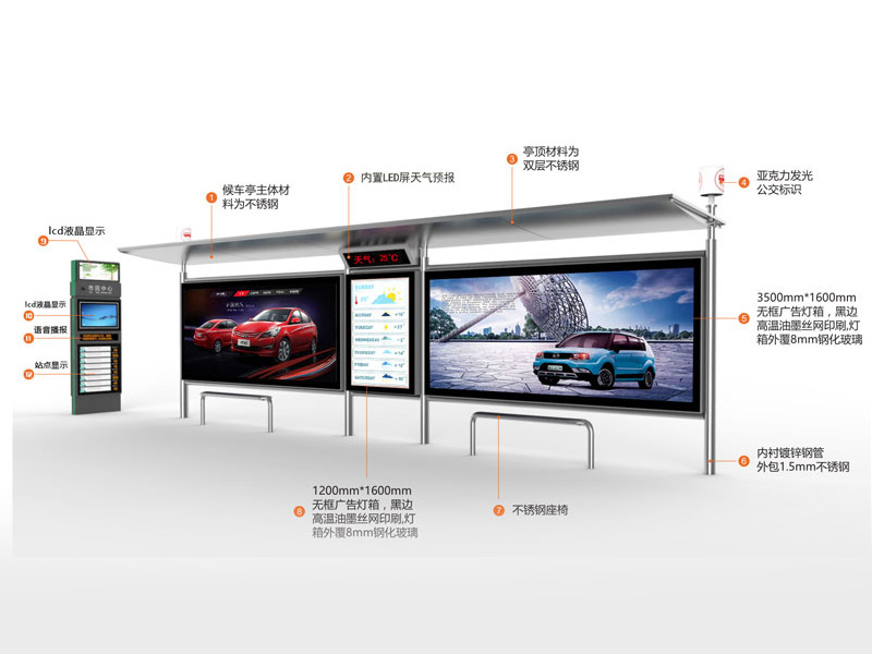公交候車(chē)亭