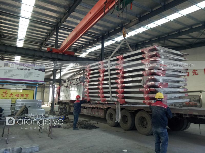 洛陽(yáng)公共自行車(chē)棚發(fā)貨案例
