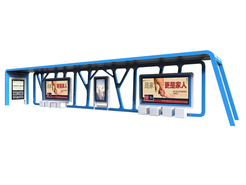 公交車(chē)站臺