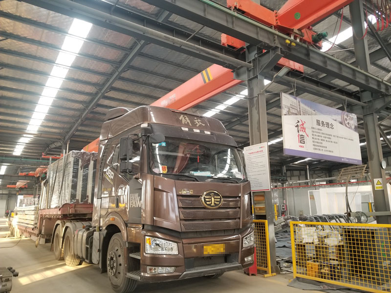 榮大候車(chē)亭制作廠(chǎng)家發(fā)往安徽公交候車(chē)亭發(fā)貨記錄