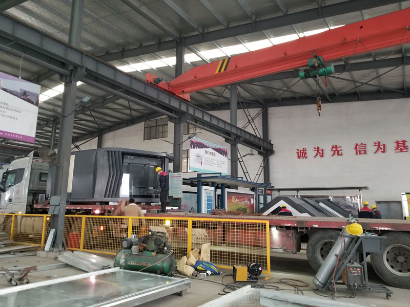 榮大公交候車(chē)亭廠(chǎng)家發(fā)往廣東的智能候車(chē)亭發(fā)貨記錄