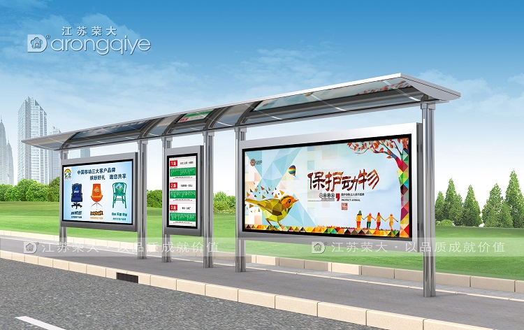 不銹鋼候車(chē)亭，現代城市公共交通的美學(xué)詮釋與實(shí)用典范配圖一